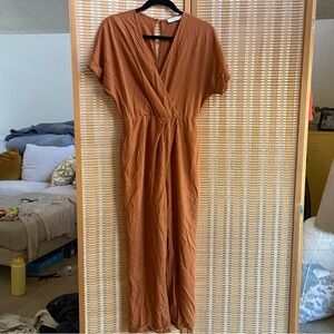 Lush Rust Jumpsuit